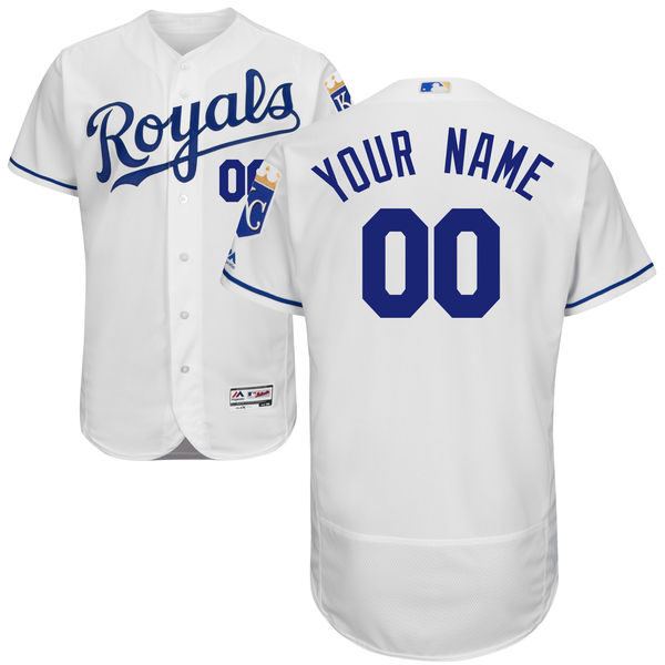 Men's Kansas City Royals Flex Base Custom Jersey MLBC0094